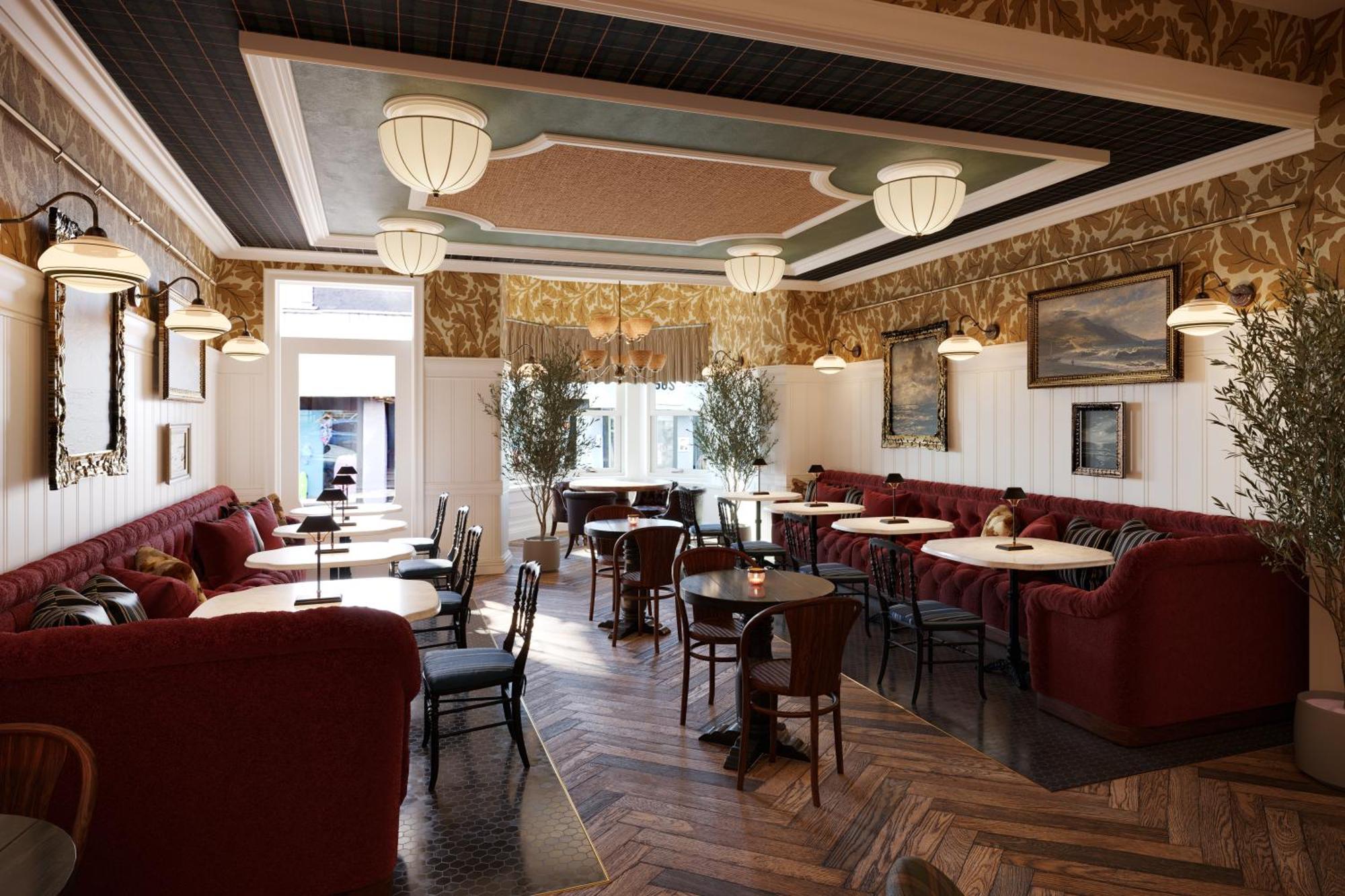 Hotel Adelphi Portrush Exterior foto Interior of the restaurant